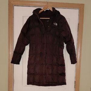 The North Face Women’s Long Puffer Coat - Chocolate Brown